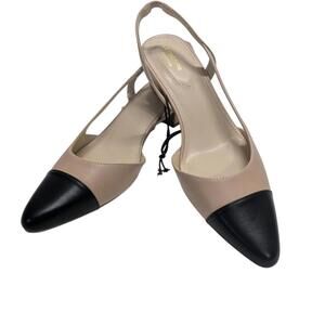 Liz Claiborne Black and Tan Slingback‎ Women's Shoes